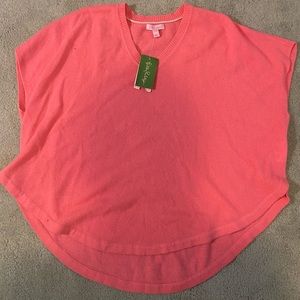 Lilly Pulitzer poncho sweater size small